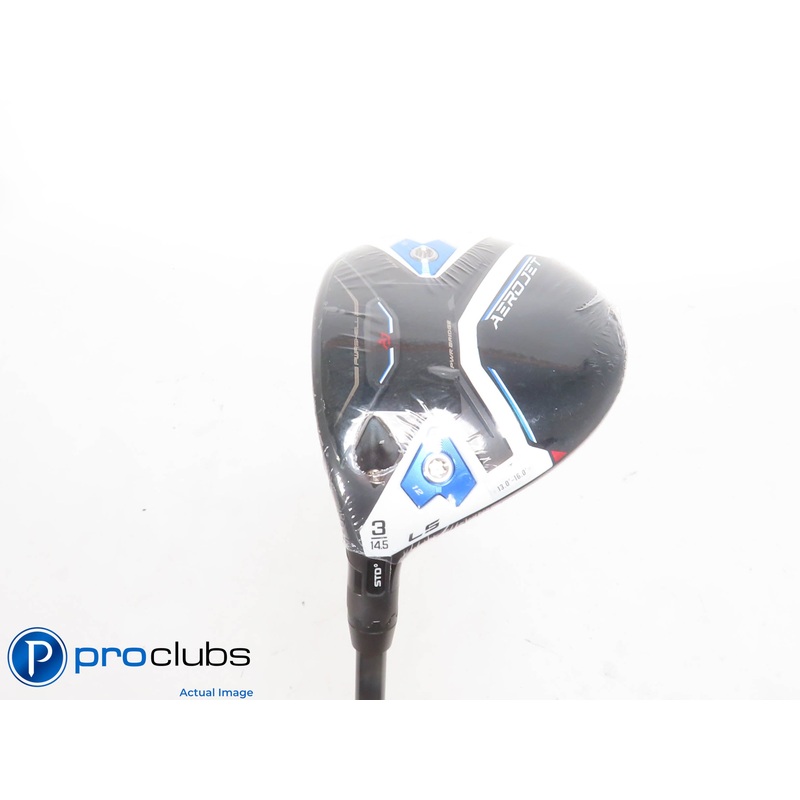 New! Left Handed Cobra Aerojet LS 14.5* 3 Wood – Kai’li White 70S Stiff – 426646