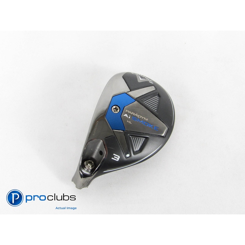 Nice! Left-Handed Callaway Paradym Ai Smoke HL 18* 3 Hybrid – Head Only – 430921