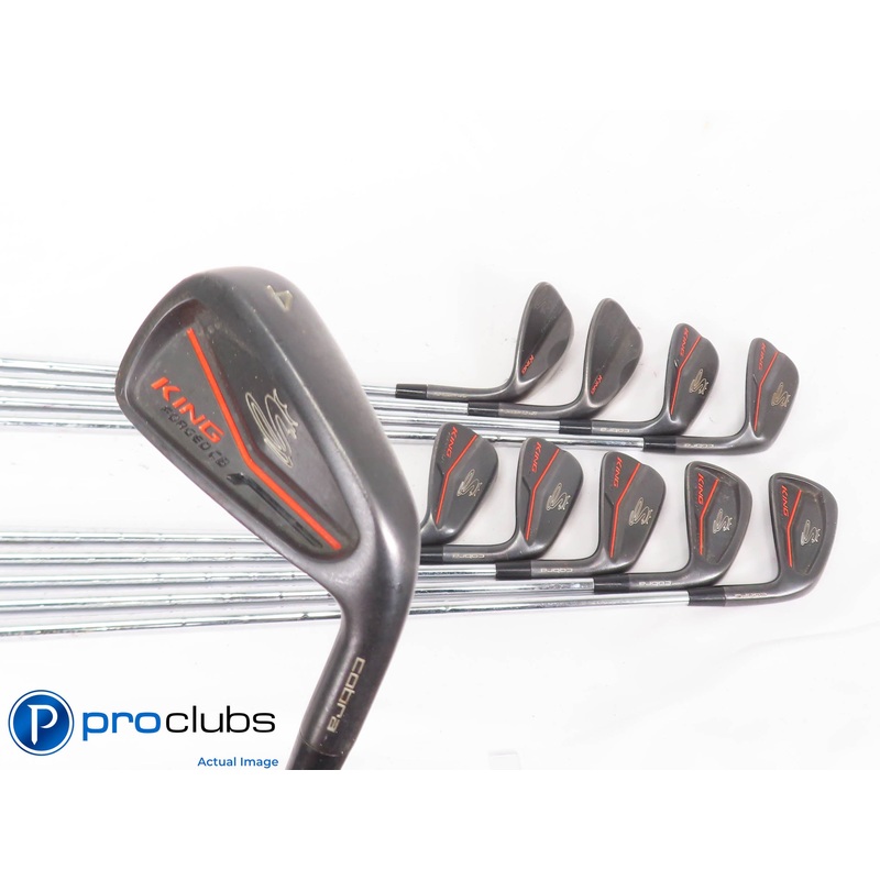Cobra ’19 KING CB/MB Black 4-GW,56*,60* Combo IRON SET – KBS 120 X-Flex 447787