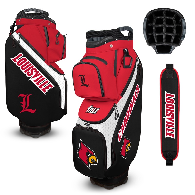 NCAA Team Effort Clubhouse Cooler Louisville Cardinals Cart Bag
