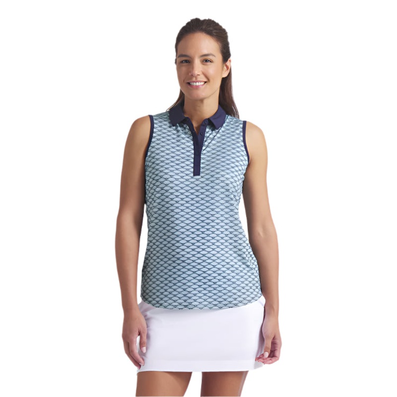 Puma Women’s Cloudspun Scallop Sleeveless Polo 25