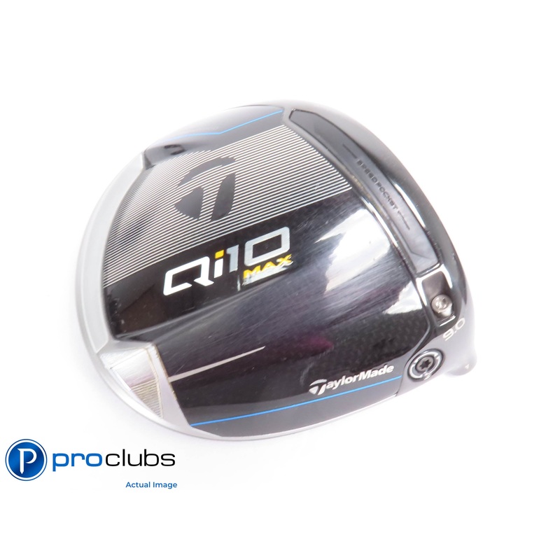 Excellent! TaylorMade Qi10 MAX 9* Driver – Head Only – R/H – 428149
