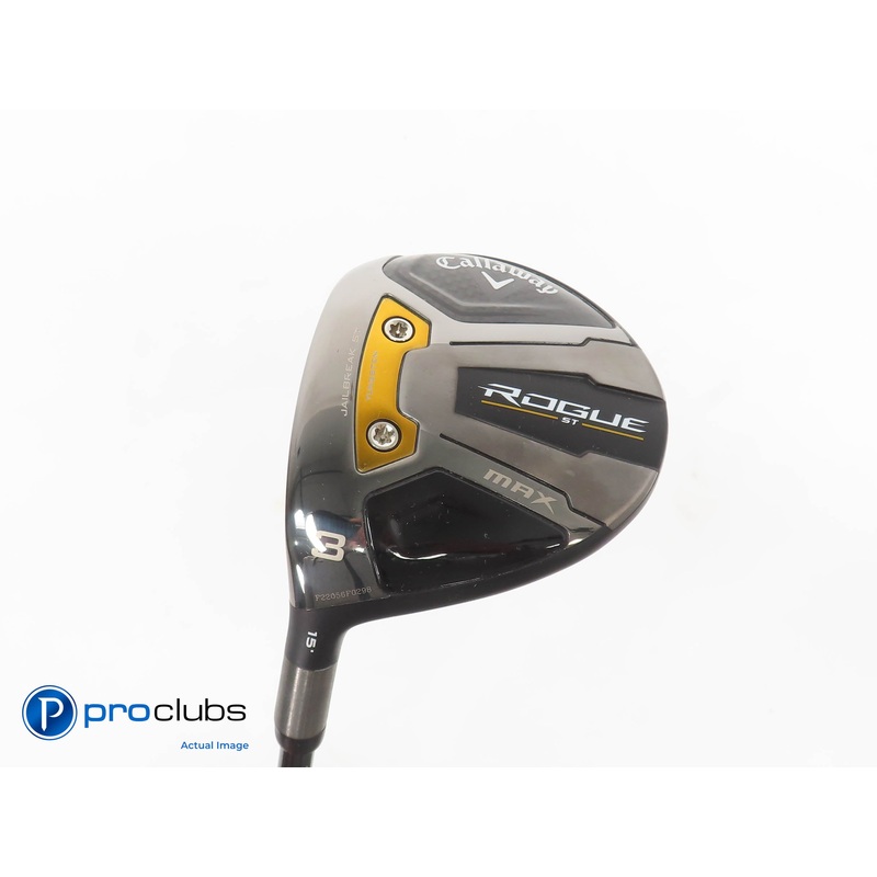 Left Handed Callaway Rogue ST MAX 15* 3 Wood – Accra M3 Regular CS1- 378503