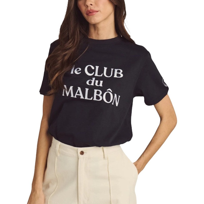 Malbon Cosette Golf T-Shirt Black – SS25 Women