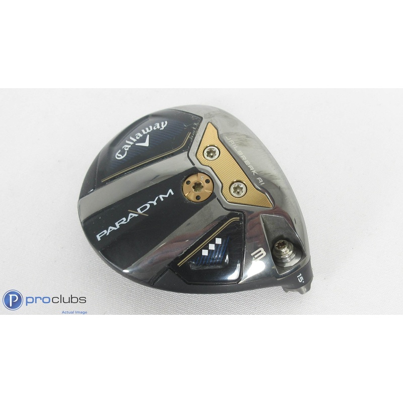 Callaway Paradym  15* – 3 Fairway Wood – Head Only – R/H 381997