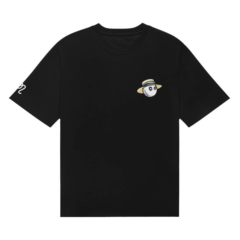 Malbon Villa Shortsleeve Golf T-Shirt Black – SS25 Men
