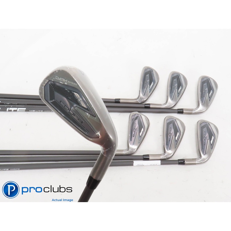 New! Cobra DARKSPEED 4-PW IRON SET – Cobra Ultralite 45g Senior Flex – 422688