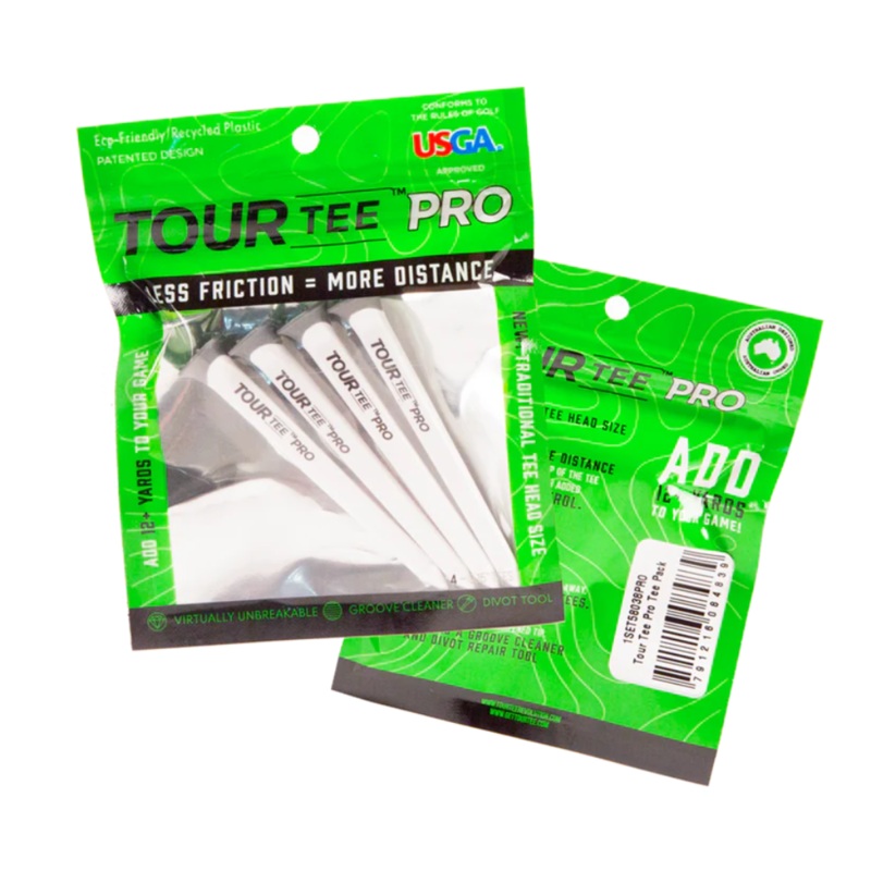 TourTee Pro 3 1/4″ Golf Tees – 4 Pack