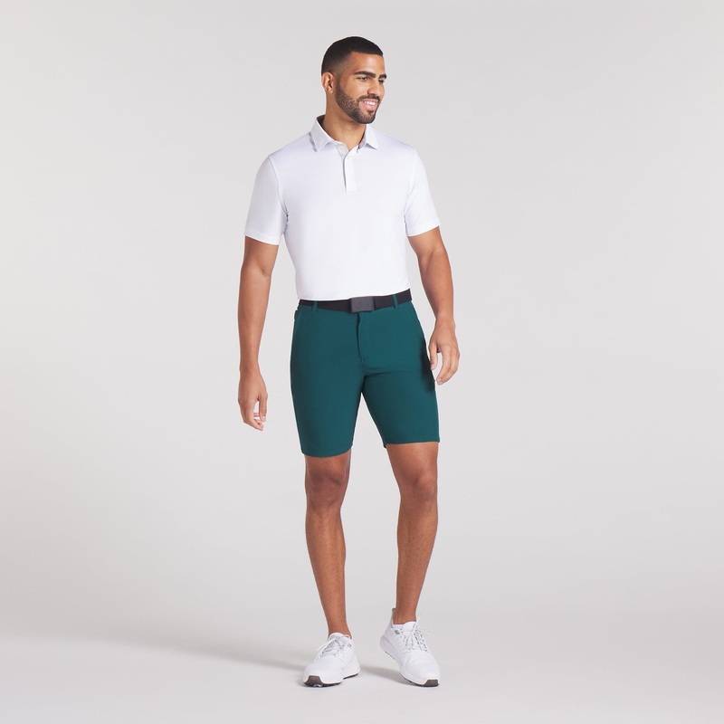 101 Solid 9″ Golf Shorts | Dark Myrtle
