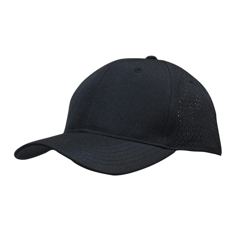 Custom Logo Sports Ripstop Twill with Triangle Perforations Hat