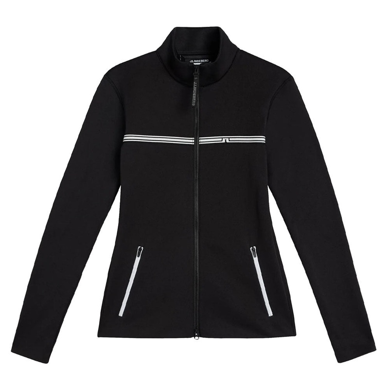 J.Lindeberg Promenade Mid Layer Golf Pullover Black – FW23 Women