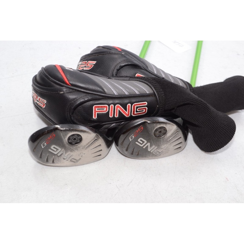 LEFT HANDED Ping G25 17*, 23* Hybrid Set Stiff Flex Attas 100HS Graphite #173832