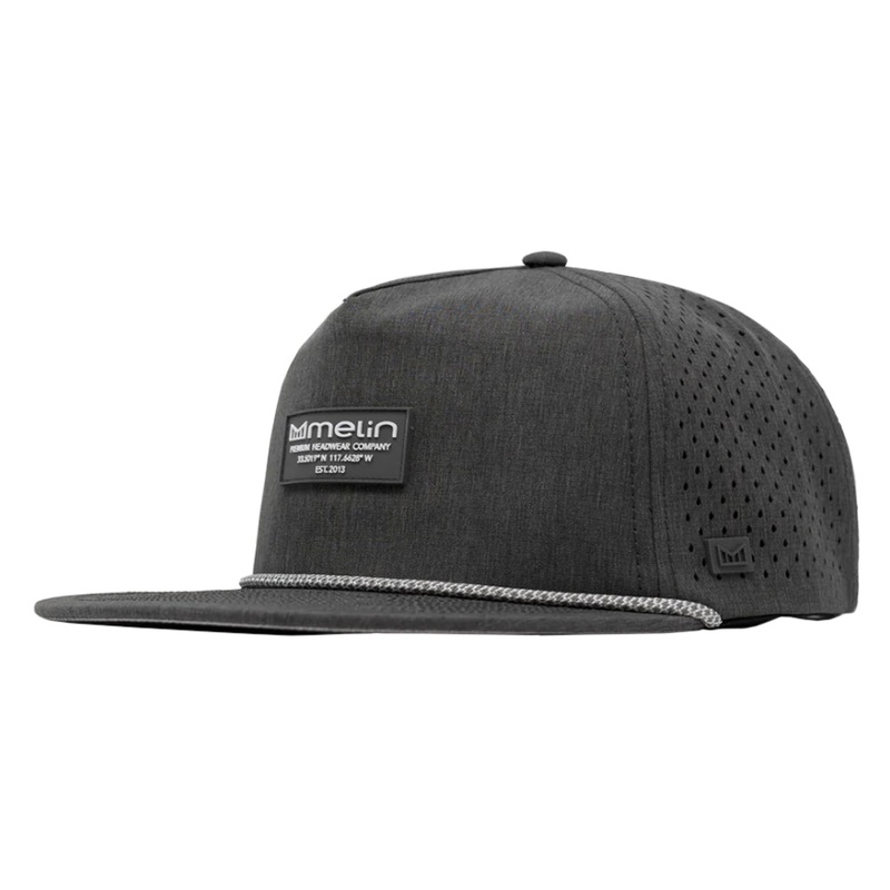 Melin Hydro Coronado Brick Golf Cap Heather Charcoal – SU22 Men