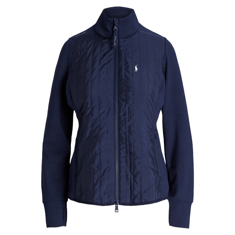 Ralph Lauren Performance Wool/Nylon Full-Zip Solid Golf Jacket Refined Navy – FW24 Women