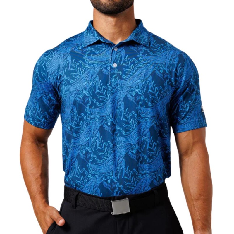 Waggle Men’s Big Blue Polo 24