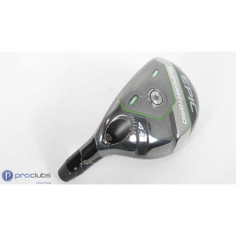 New! Left Handed Callaway Epic Super Hybrid 21* #4 – Head Only w/ Adapter 335839