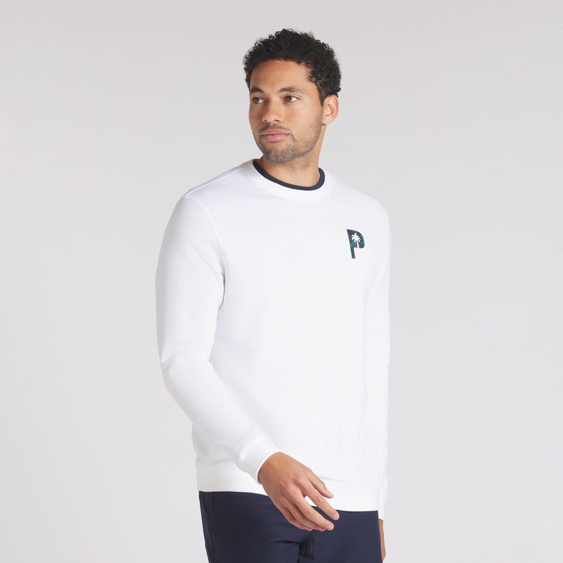 Puma x PTC Glitch Graphic Golf Crewneck