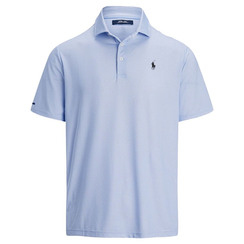 Ralph Lauren Classic Fit Performance Lightweight Airflow Golf Polo Micro Cube Refined Navy – SP25 Men