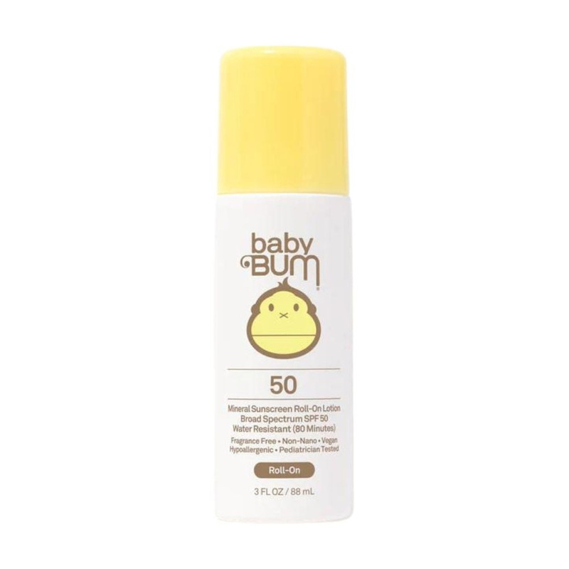 Sun Bum Baby Bum SPF 50 Sunscreen Roll-On Lotion – 3 oz