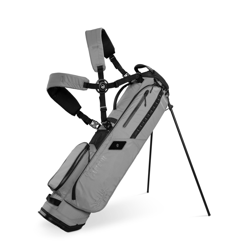 Sunday Golf El Camino Superlite | Gray-Blue-Black Mid Size Stand Bag