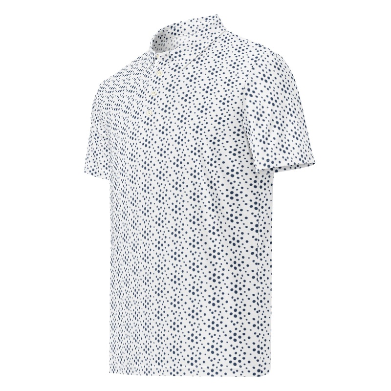 BS DOTS Mens Slim Fit Golf Polo