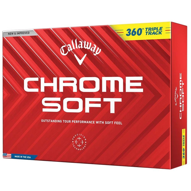 Callaway Chrome Soft 360 Triple Track Golf Balls – Yellow