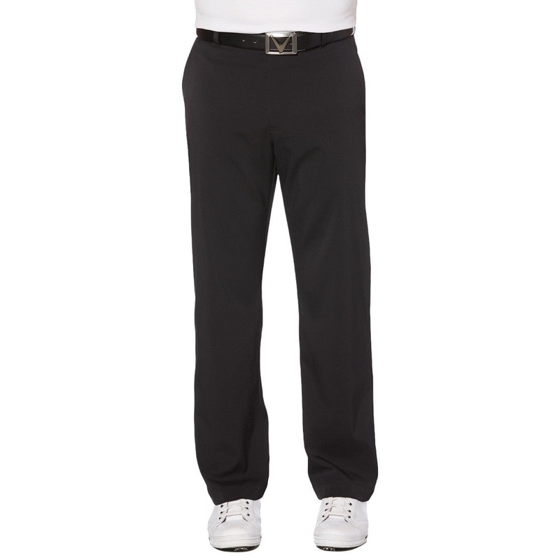 Callaway Classic Stretch Solid w/Active Waistband Golf Pants Caviar – SS25 Men