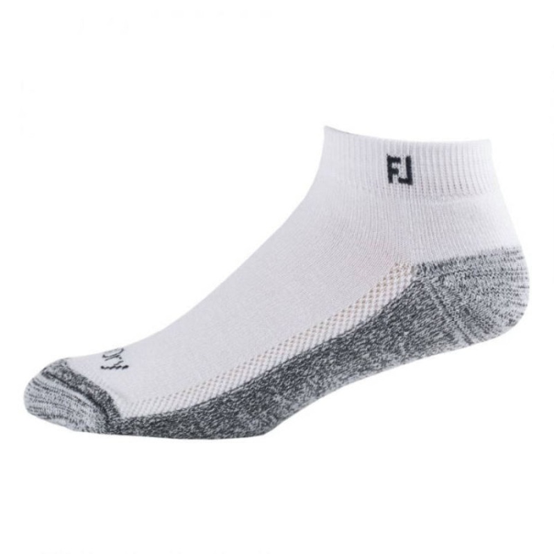 FootJoy ProDry Sport Golf Socks – White/Grey