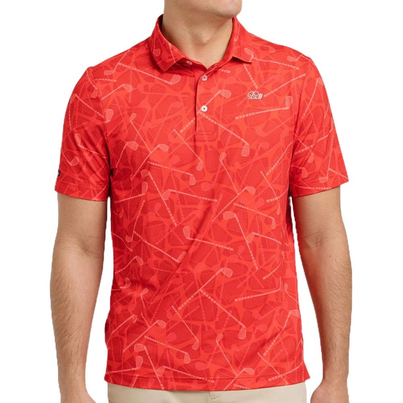 GoodGood Golf American Club Golf Polo Red – 24 Men
