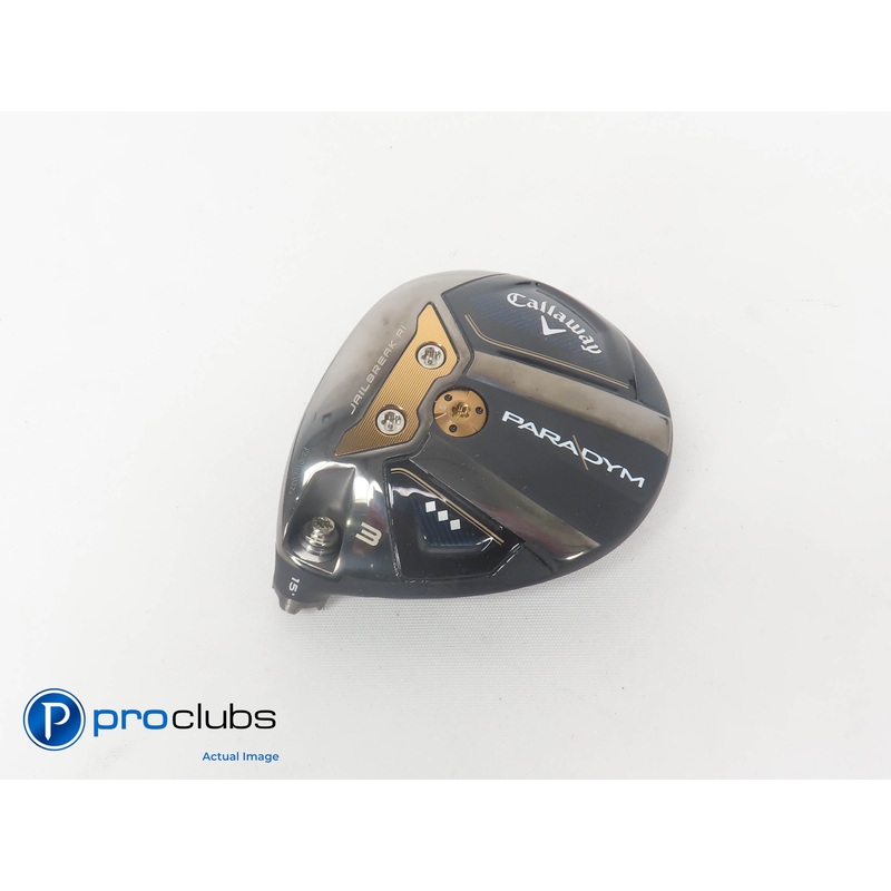 Left Handed Callaway Paradym Triple Diamond 15* 3 Wood – Head Only – L/H 383767