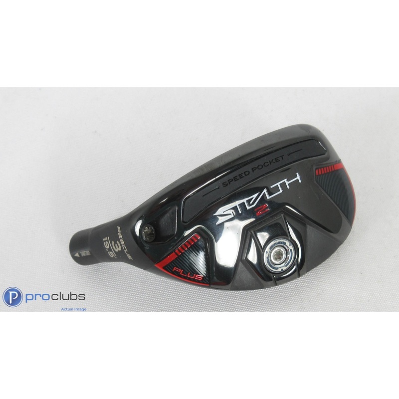 Left Handed TaylorMade Stealth2 Plus Rescue 19.5* 3 Hybrid – Head Only- 383727