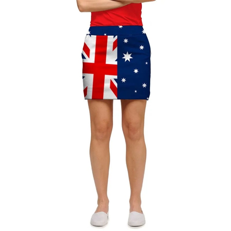 LoudMouth True Blue Golf Skort USA – SS19 Women