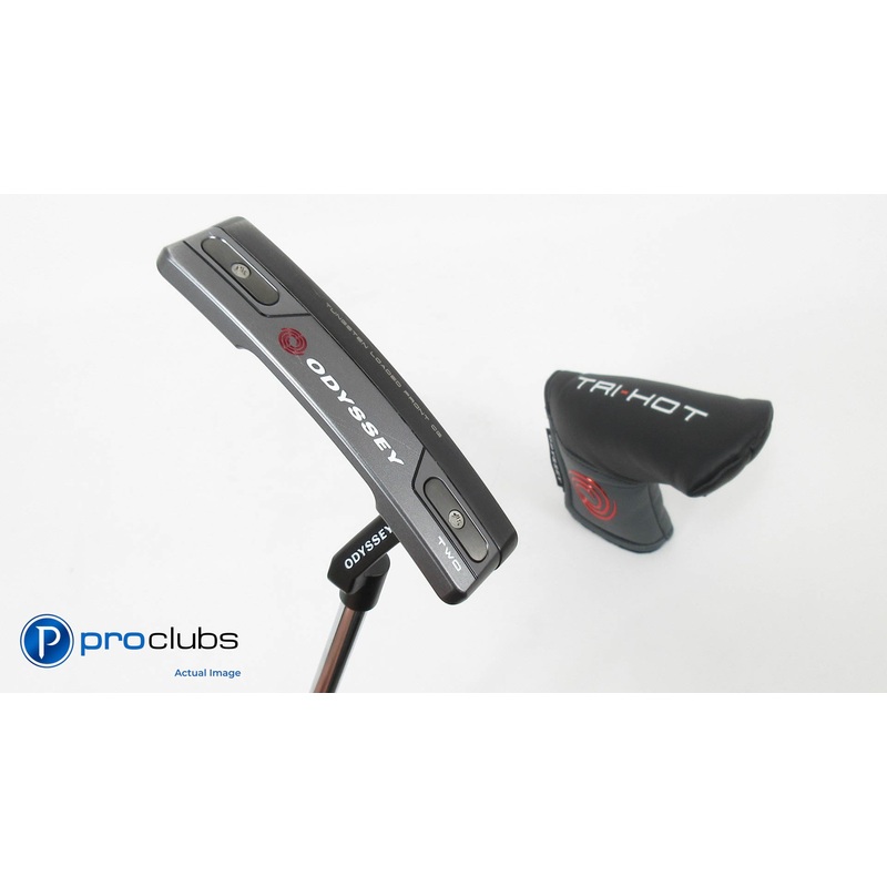 Mint! ODYSSEY WHITE HOT 5K #2 32.5″ PUTTER -RH- w/HEADCOVER & SuperStroke 314341