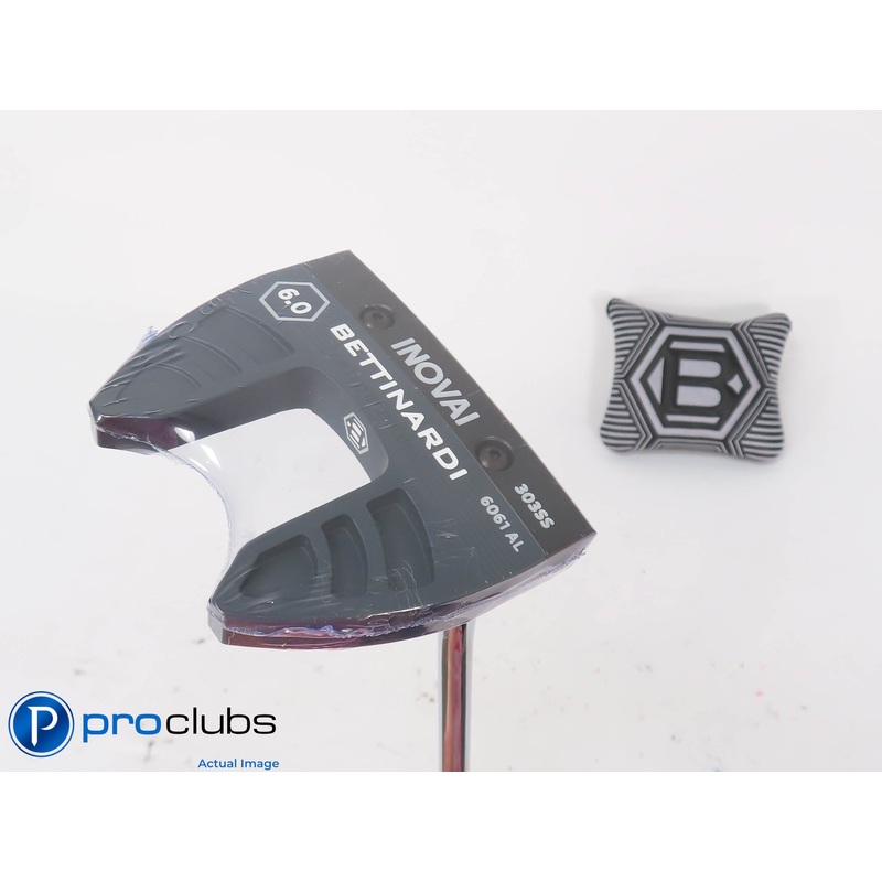 New! Bettinardi Inovia 6.0 Single Bend 35″ Putter w/ HC – 447904