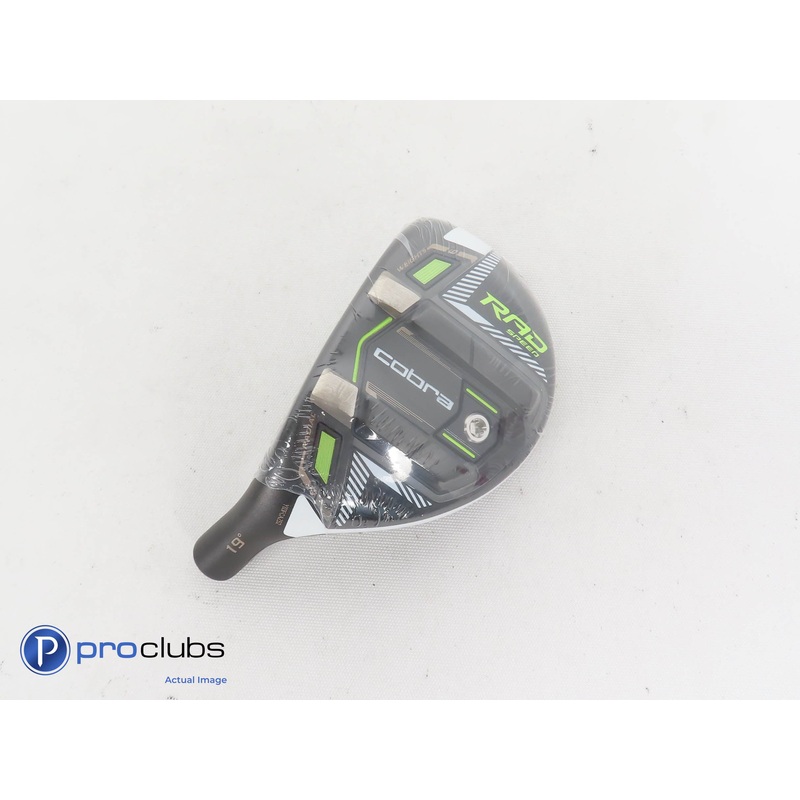 New! Left Handed Cobra Radspeed 19 Degree 3 Hybrid Head Only Black/Yellow 329653