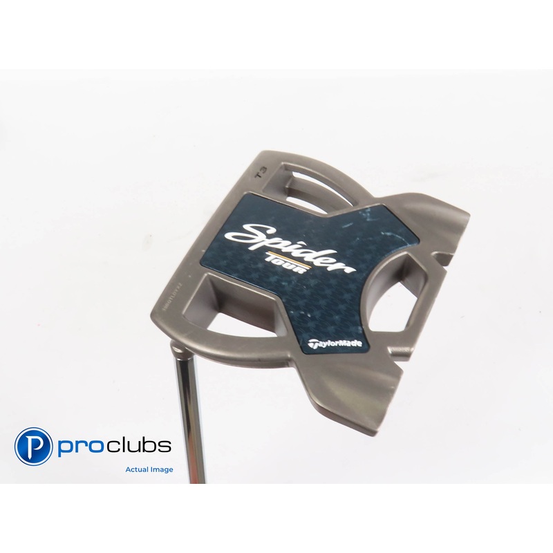 Nice Left Handed TaylorMade 2024 SPIDER Tour T3 33″ PUTTER w/Super Stroke 432644