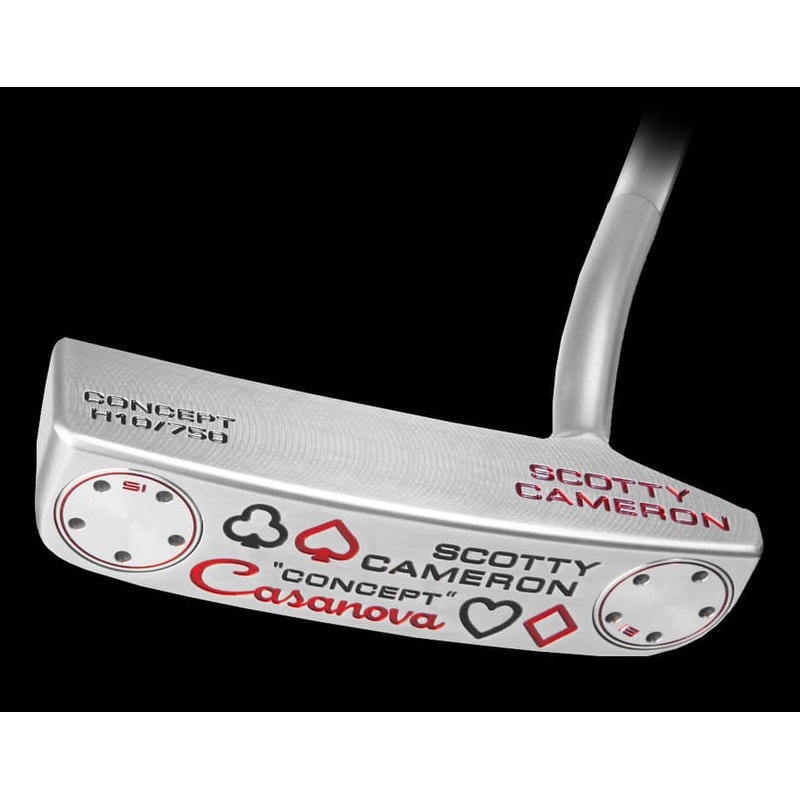 SCOTTY CAMERON ‘2010 HOLIDAY H10 CASANOVA CONCEPT PUTTER -NEW IN BAG- 448510