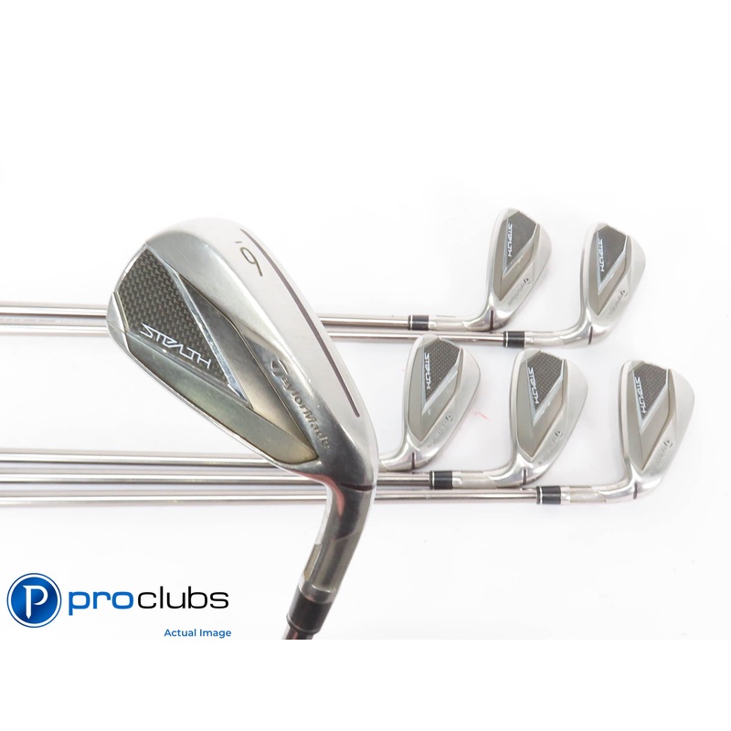 TaylorMade STEALTH IRONS 6-PW,AW Graphite Cool Clubs 60 Regular Flex #433621