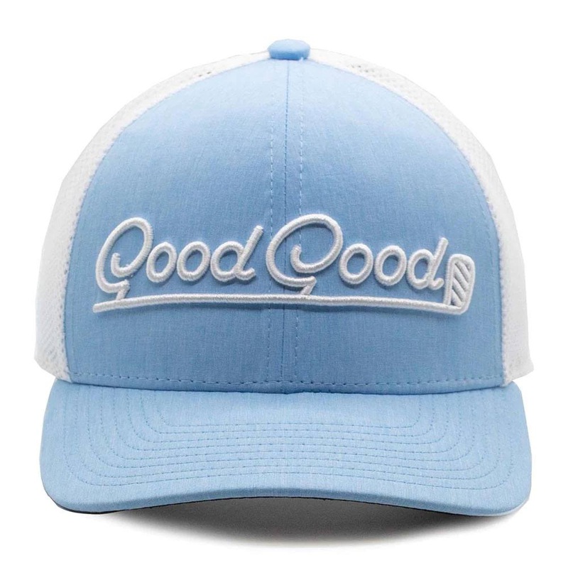 GoodGood Golf Birdie Blue Trucker Golf Cap Sky Blue/White – 24 Men