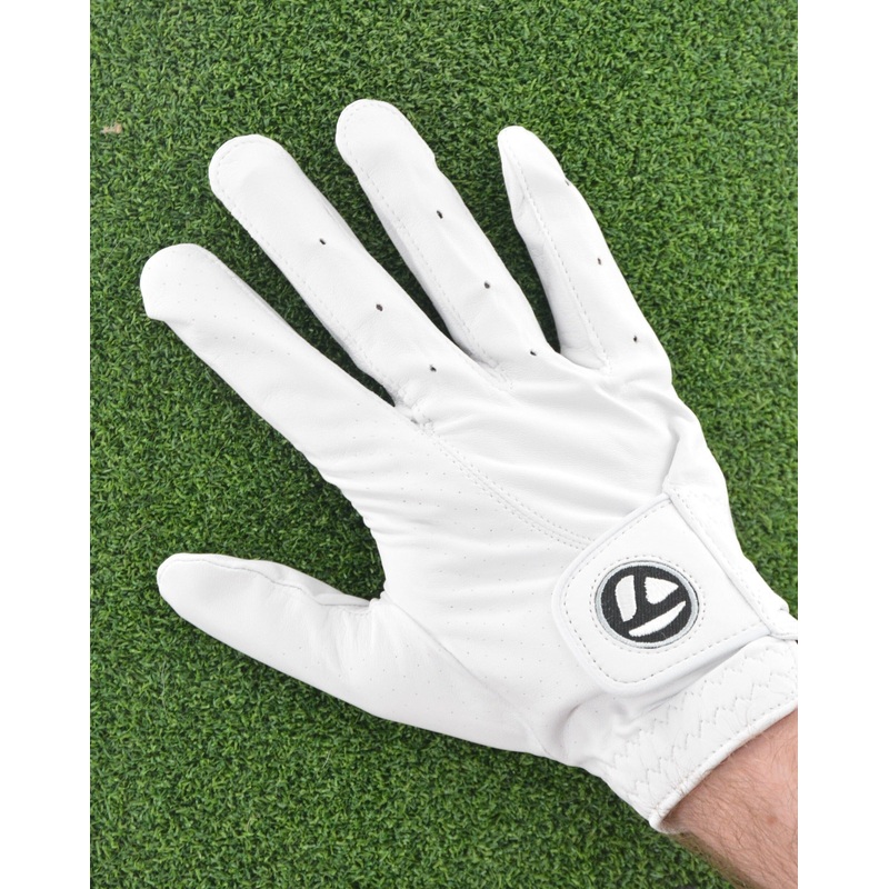 NEW Women’s RH TaylorMade ’21 Tour Preferred Glove – White *FOR LEFT-HANDED GOLFERS*