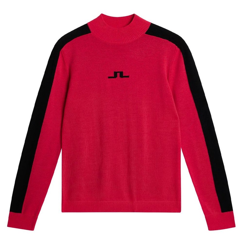J.Lindeberg Adeline Knitted Golf Sweater Rose Red – FW23 Women