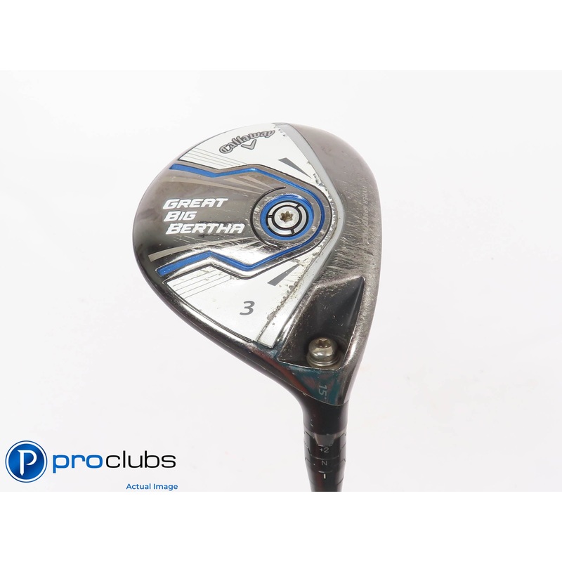 Ladies Callaway Great Big Bertha 15* 3 Wood – Bassara 42g Ladies Flex – 447862