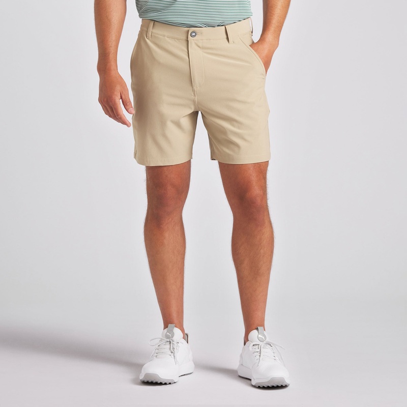 101 Solid 7″ Golf Shorts | Prairie Tan