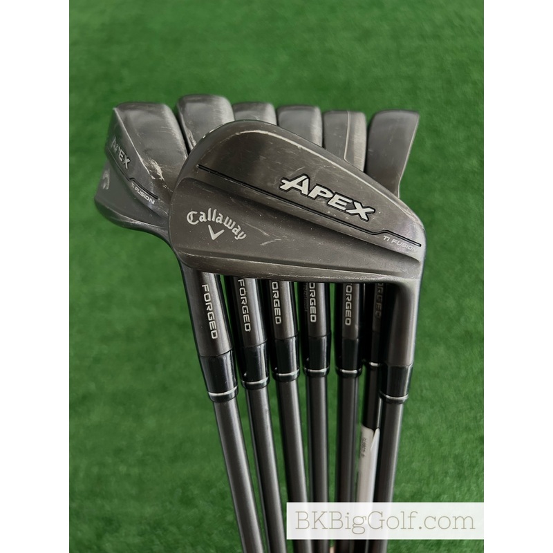Callaway Apex 24 TI Fusion Black Smoke Iron Set 5-A / Dynamic Gold 115 Stiff