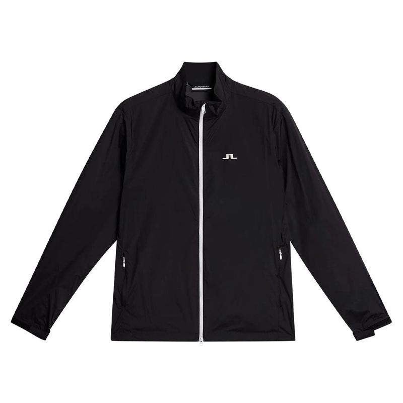 J.Lindeberg Ash Light Packable Golf Jacket Black – SS24 Men