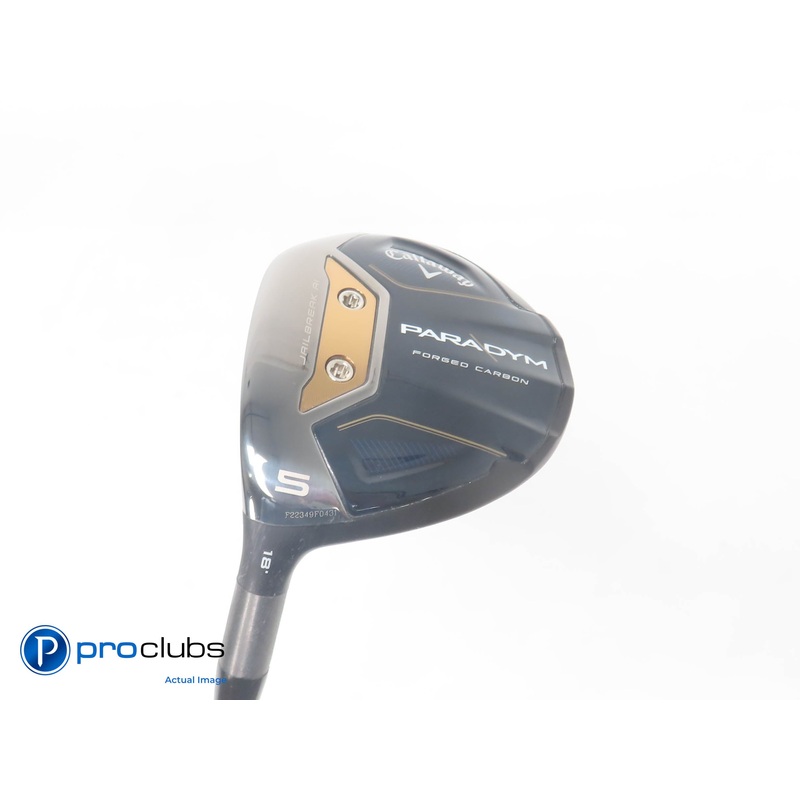 Left Handed Callaway Paradym 18* 5 Wood – Mitsubishi C6 Blue 50g Regular 384307