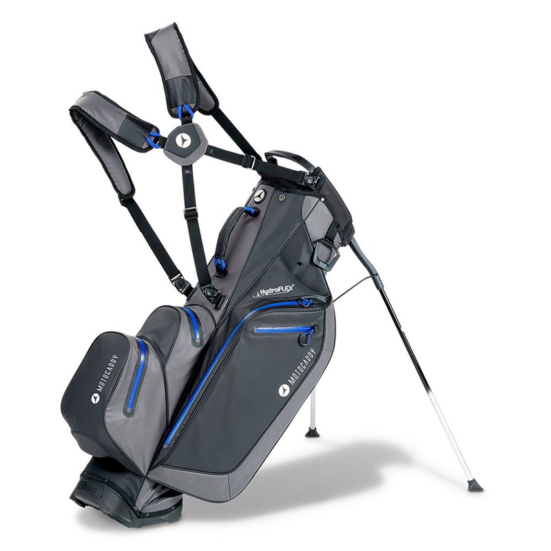 Motocaddy Hydroflex Golf Stand Bag – Charcoal/Blue