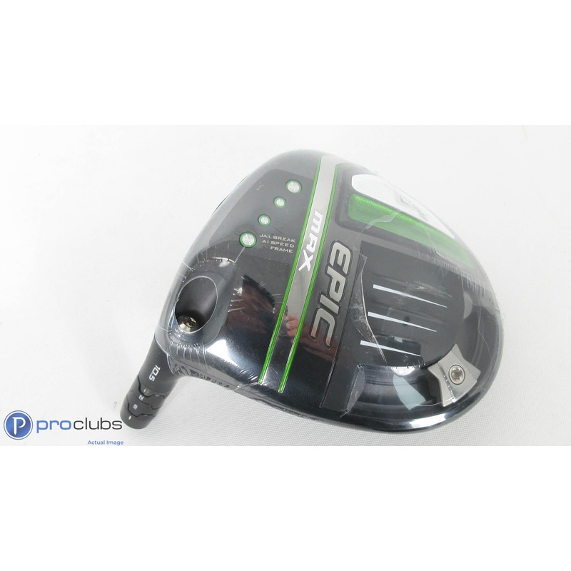New! Left Handed Callaway Epic MAX 10.5* Driver -Head Only w/Adaptor- 308144