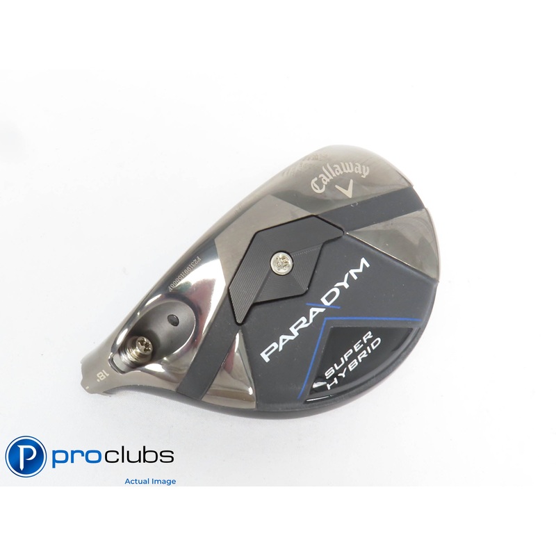 Left Hand Callaway PARADYM Super Hybrid 18* 3 Hybrid – Head Only – L/H – 429426