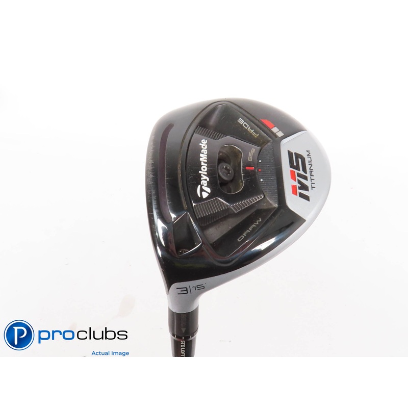 Left Handed TaylorMade M5 Titanium 15* 3 Wood – Tensei CK 65g Regular – 429998